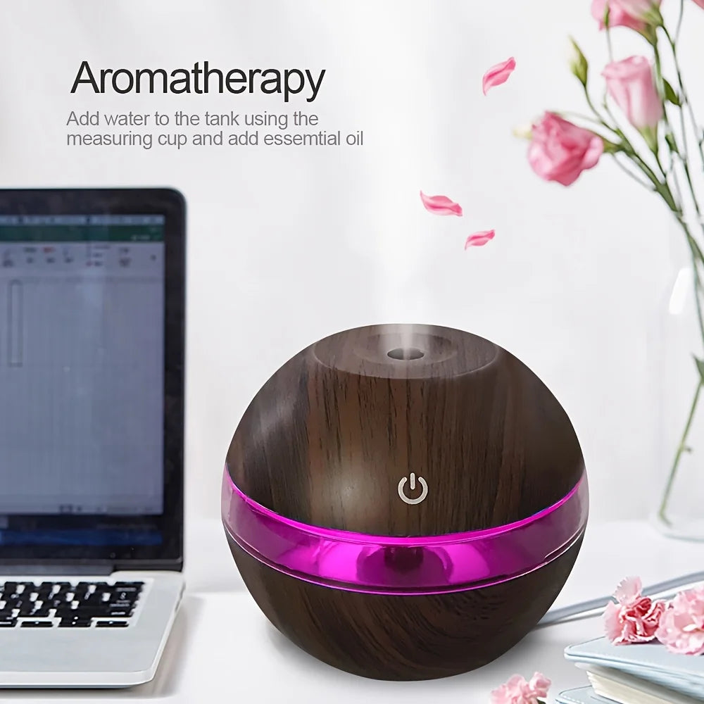 1pc Rattan-Style Aroma Diffuser with Auto Shut-Off