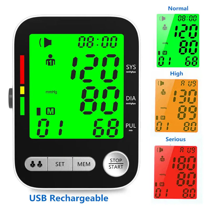 High Accuracy Digital Blood Pressure Monitor