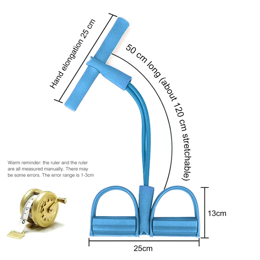 Pedal Resistance Band Sit-Up Trainer