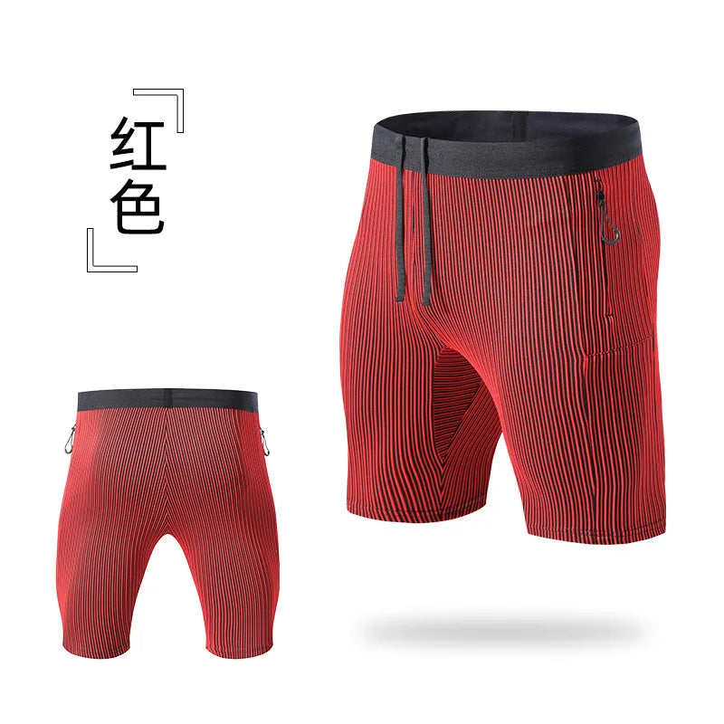 Unisex Quick-Dry Running Tight Shorts