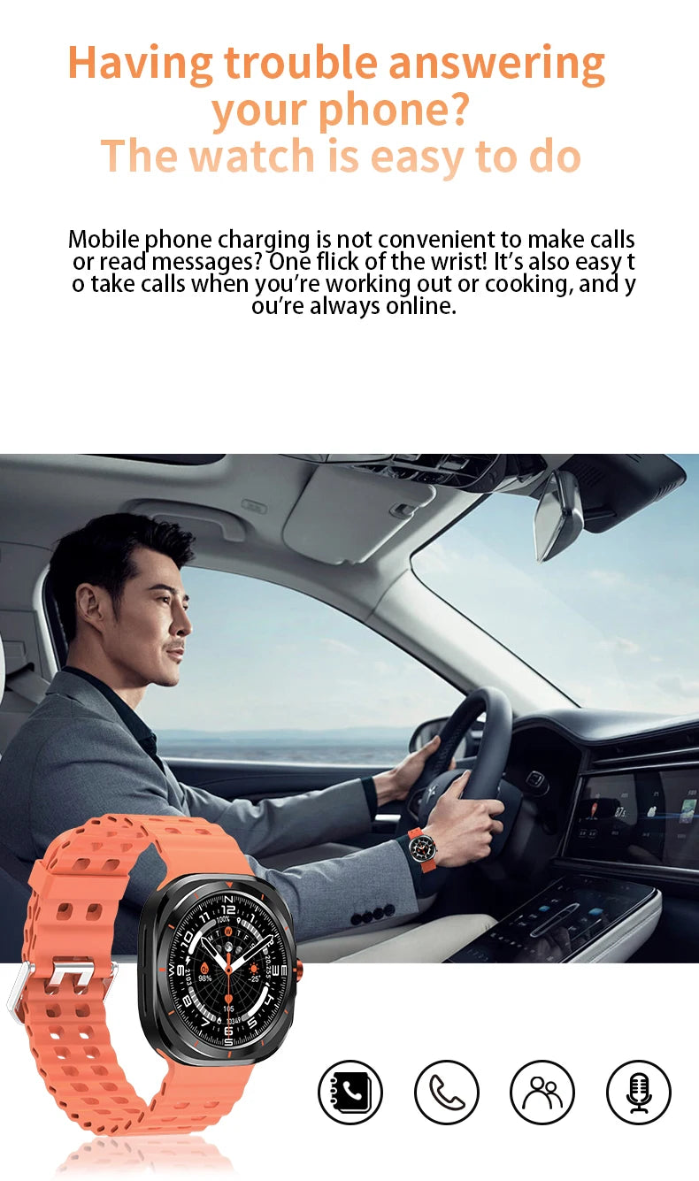 LAXASFIT GT7 Ultra Smartwatch