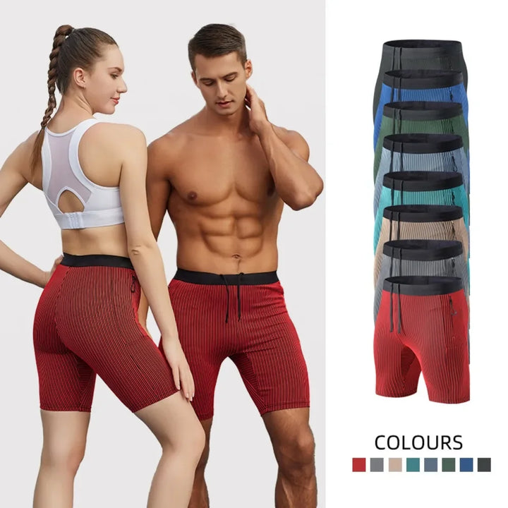 Unisex Quick-Dry Running Tight Shorts