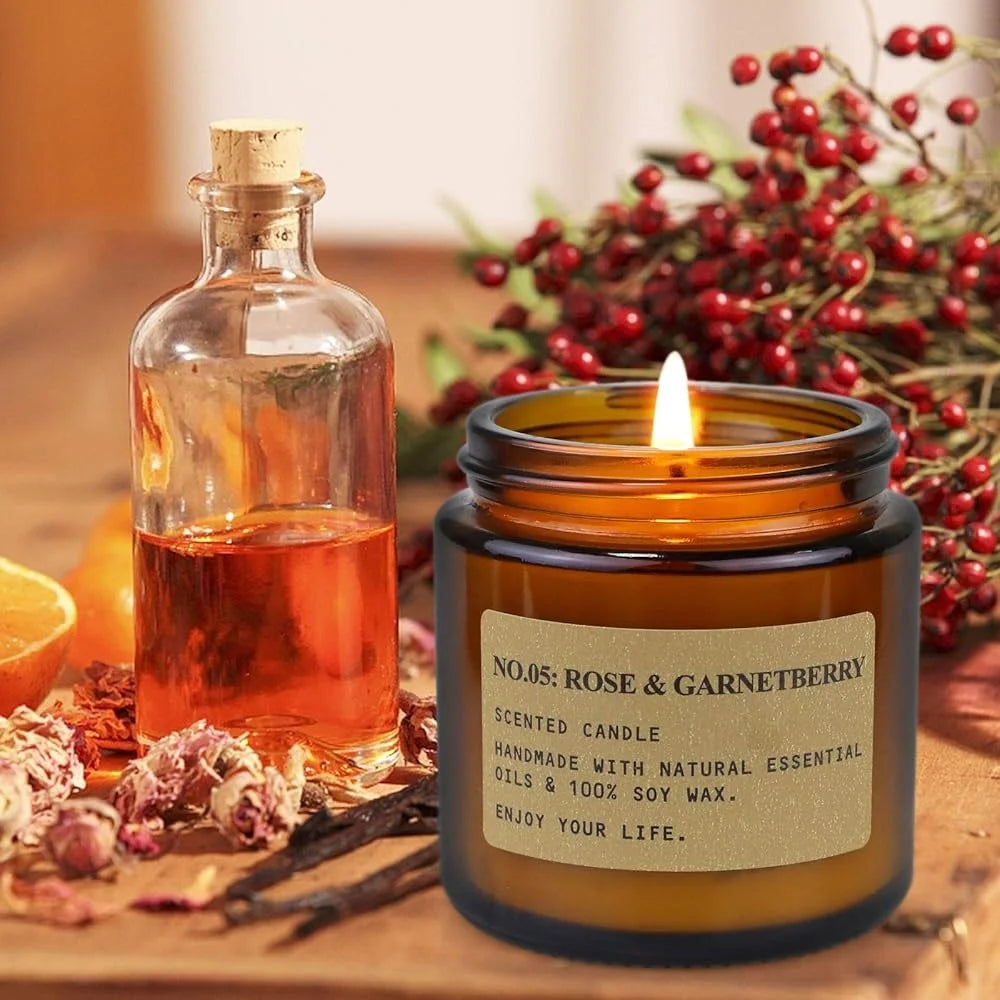 6-Pack Soy Wax Aromatherapy Candle Gift Set