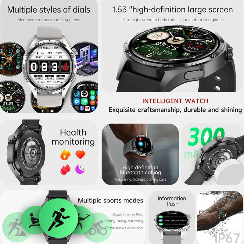 GT5 Pro Smart Watch with AMOLED, GPS & NFC