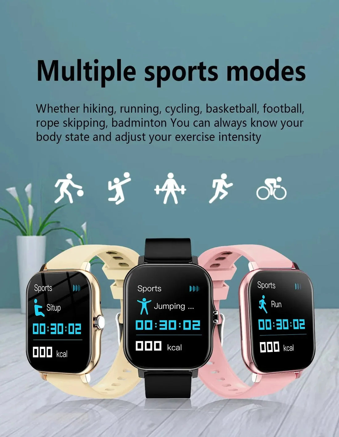 Full-Touch GPS Sports Smartwatch