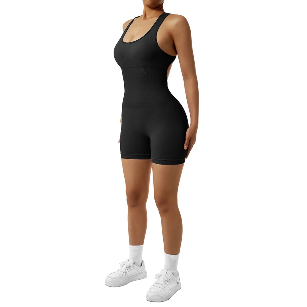 Women’s Sleeveless Yoga Jumpsuit