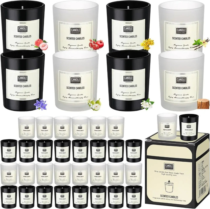 48-Piece Scented Soy Candle Gift Set