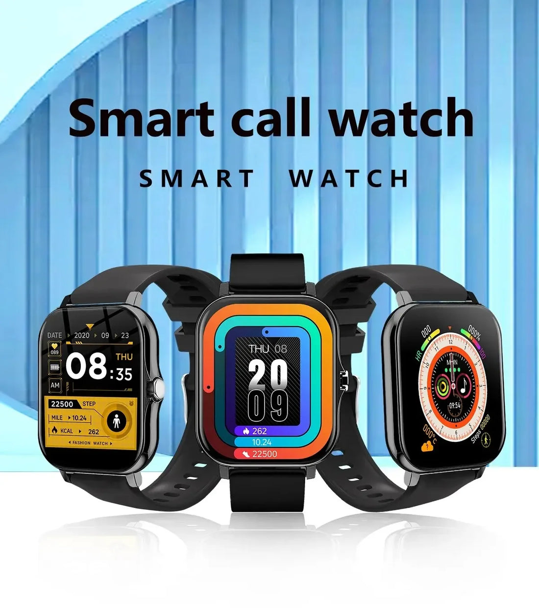 Full-Touch GPS Sports Smartwatch
