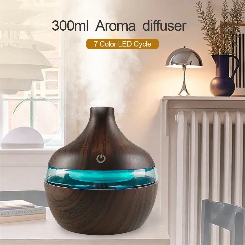 300ml USB LED Aromatherapy Humidifier