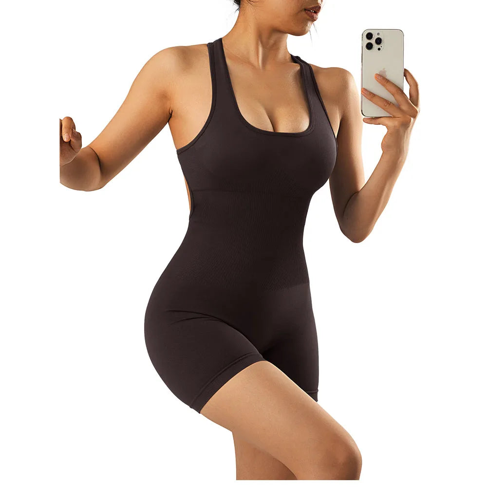 Women’s Sleeveless Yoga Jumpsuit