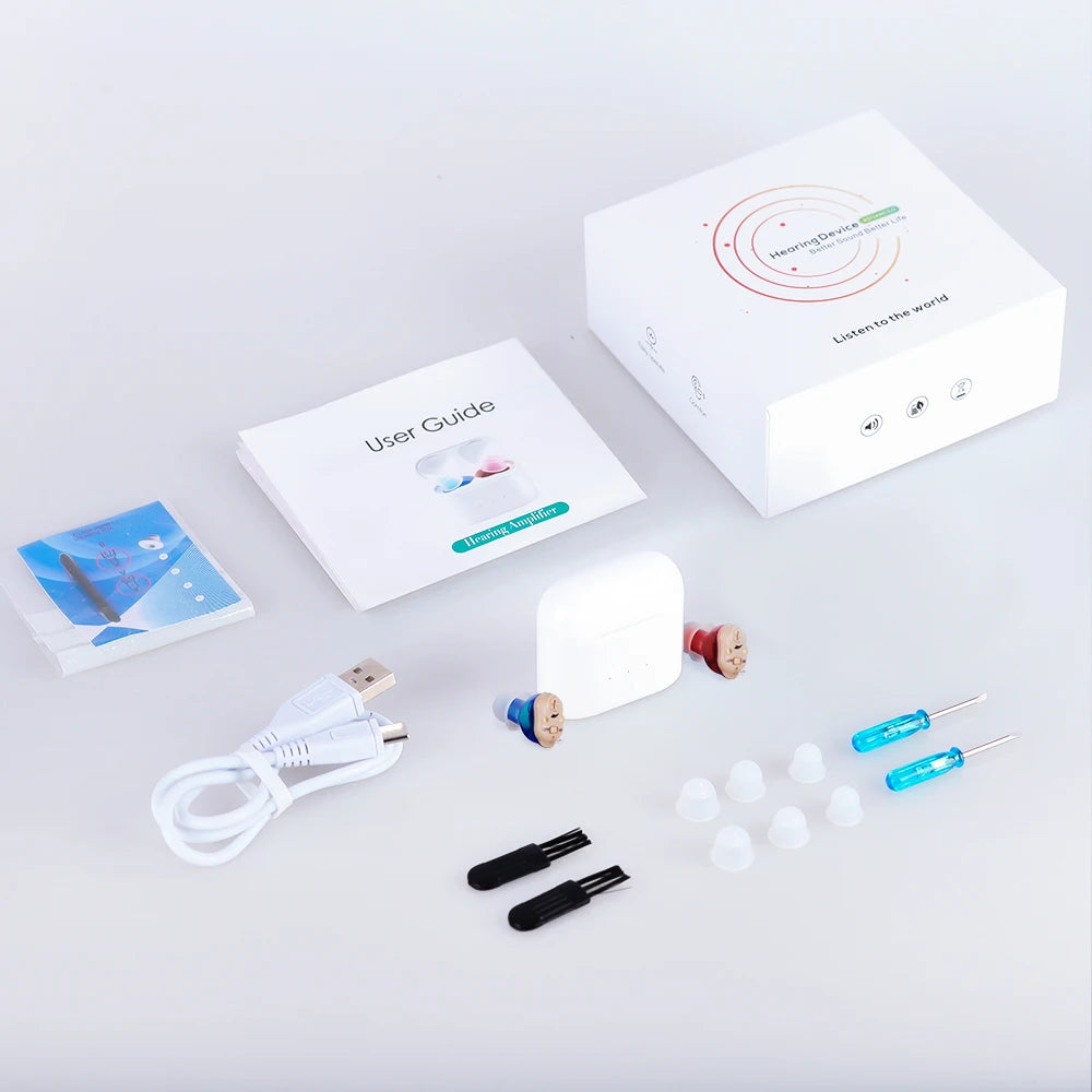 Rechargeable Invisible Hearing Aids