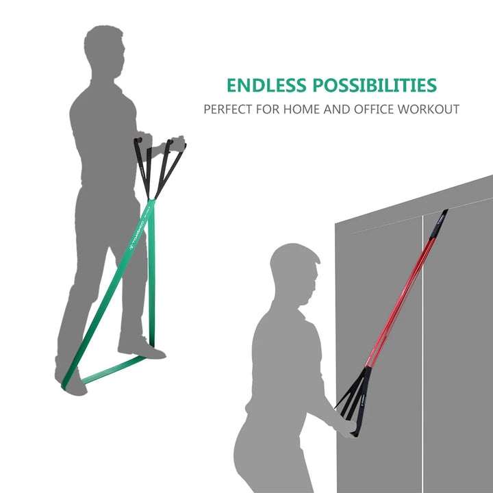 5PCS Pull-Up Assist & Resistance Bands Set