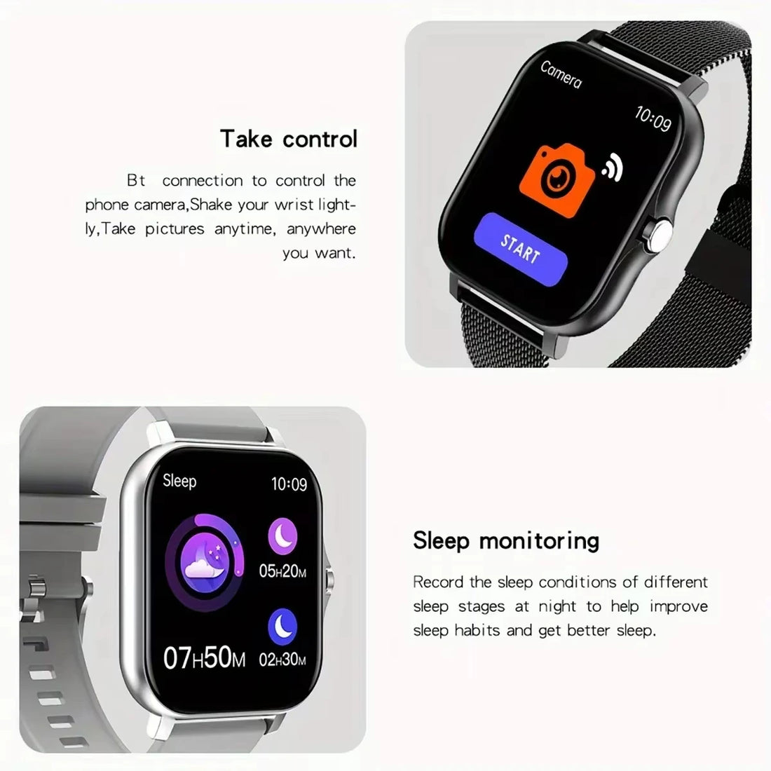 Full-Touch GPS Sports Smartwatch