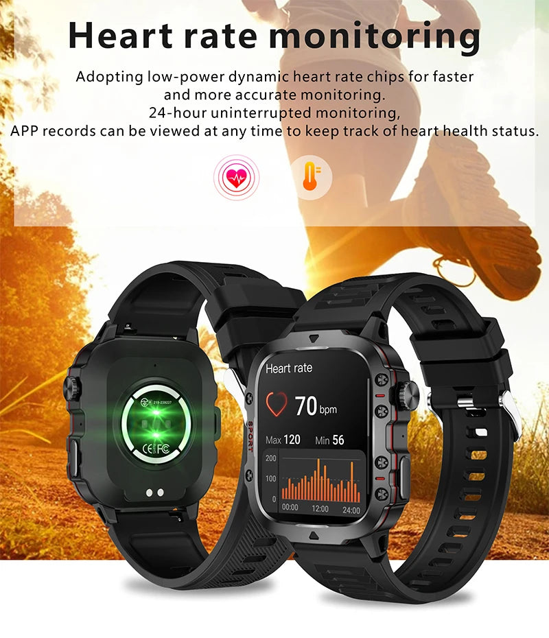 Military Smart Watch for Men: