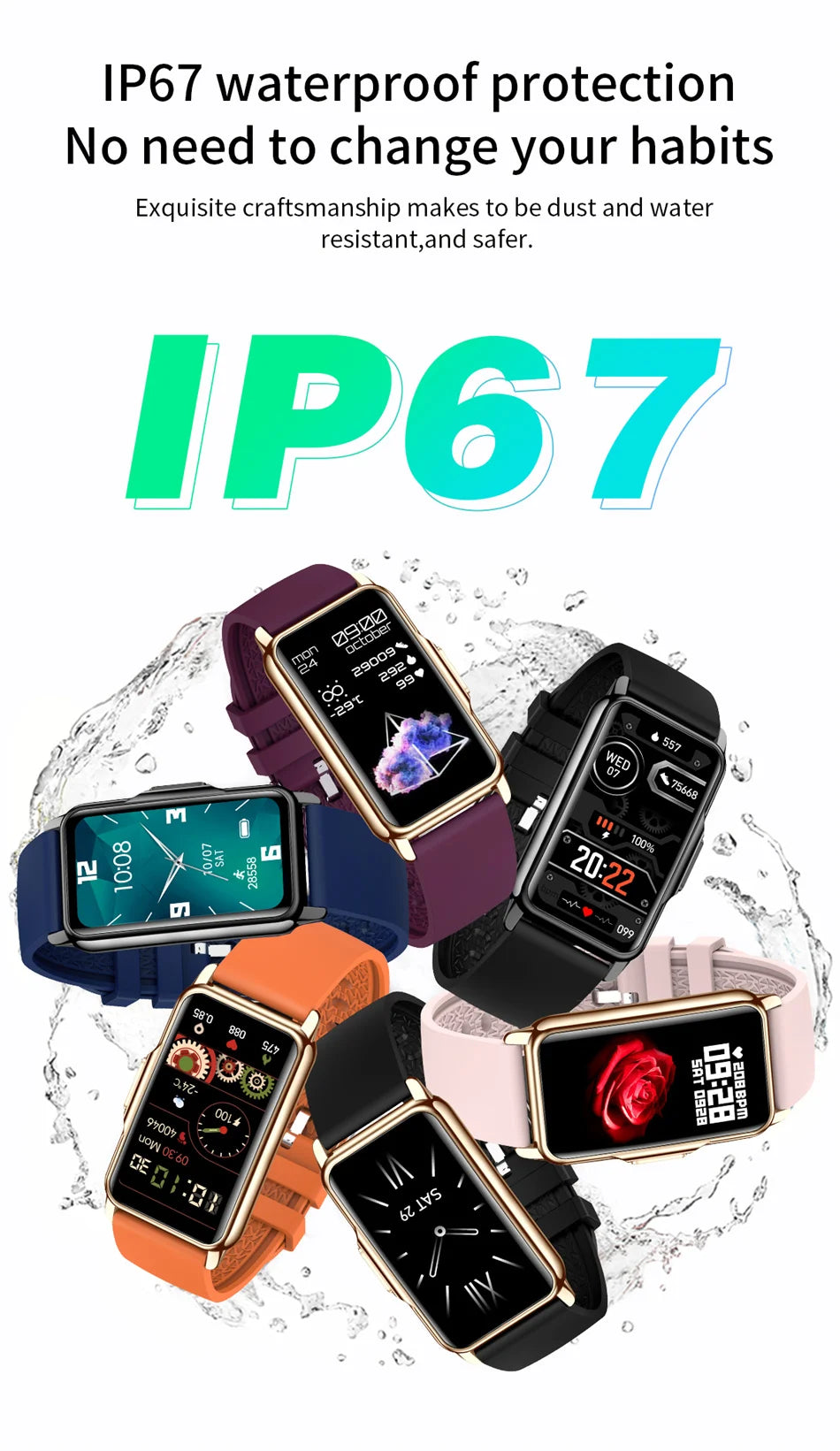 Full-Touch GPS Sports Smartwatch