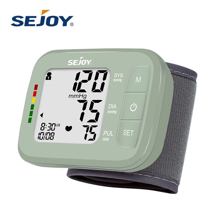 SEJOY Digital Wrist Blood Pressure & Heart Rate Monitor