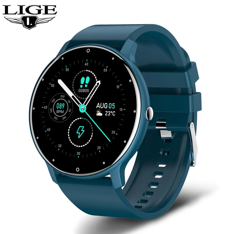 LIGE 2025 Smartwatch Men Bluetooth Fitness Tracker