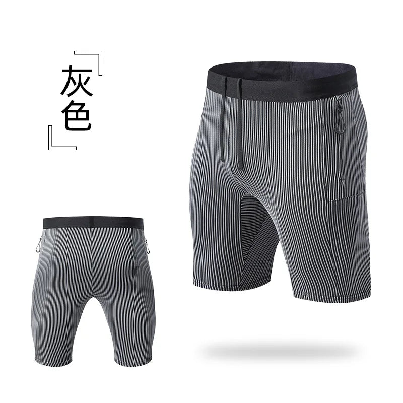 Unisex Quick-Dry Running Tight Shorts