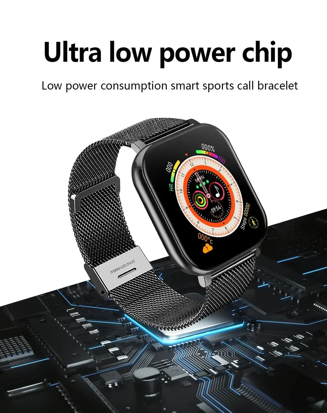 Full-Touch GPS Sports Smartwatch