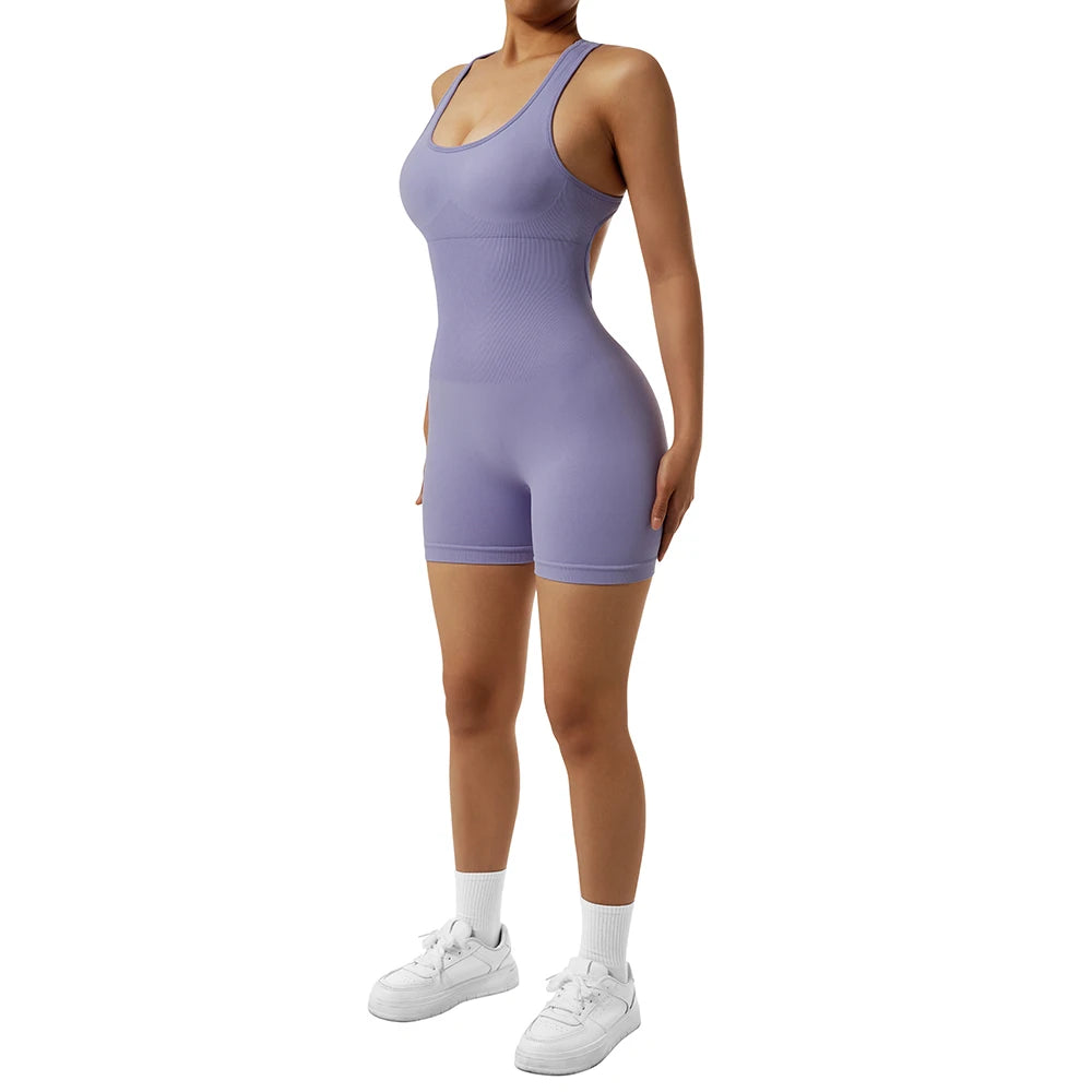Women’s Sleeveless Yoga Jumpsuit