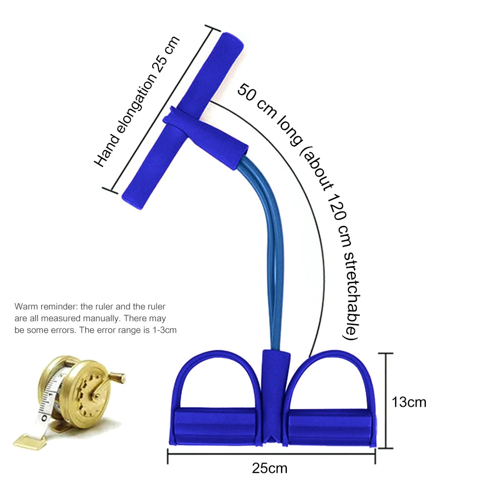 Pedal Resistance Band Sit-Up Trainer