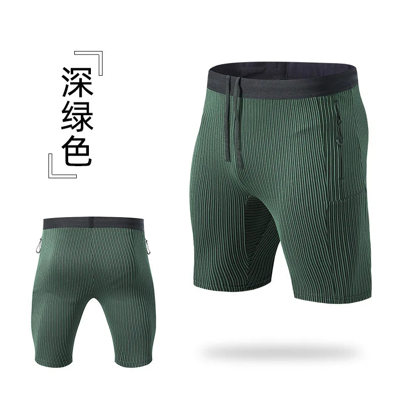 Unisex Quick-Dry Running Tight Shorts