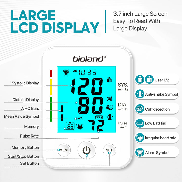 Bioland 2008 Digital Upper Arm Blood Pressure Monitor