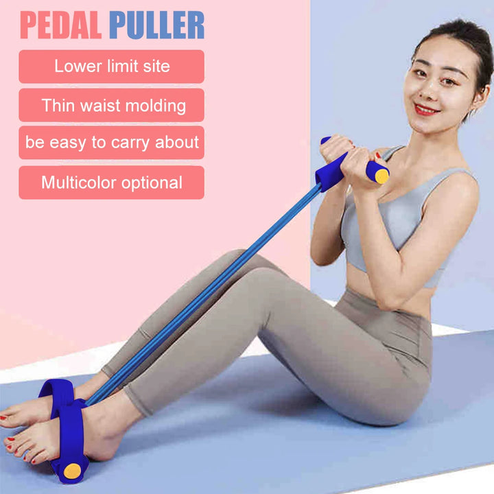 Pedal Resistance Band Sit-Up Trainer