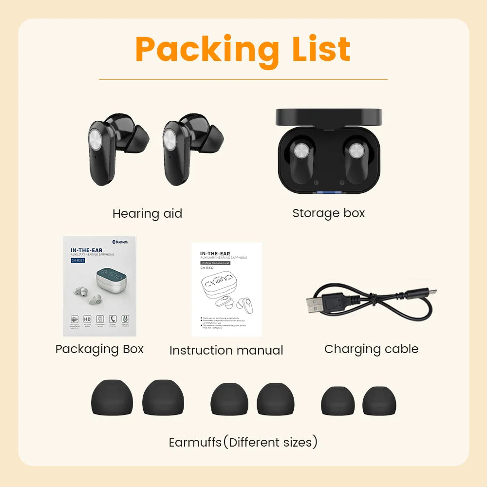 Rechargeable Invisible Hearing Aids