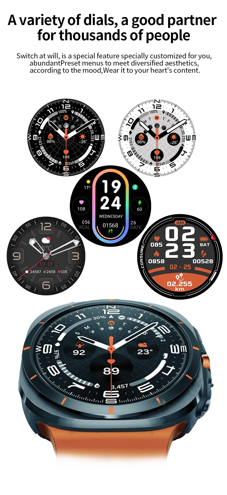LAXASFIT GT7 Ultra Smartwatch