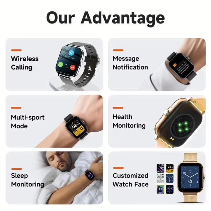 Full-Touch GPS Sports Smartwatch