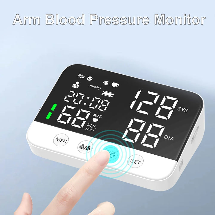 Rechargeable Digital Arm Blood Pressure Monitor with Voice