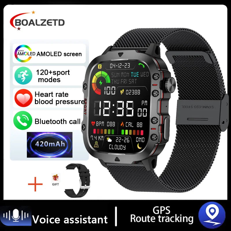 Military Smart Watch for Men: