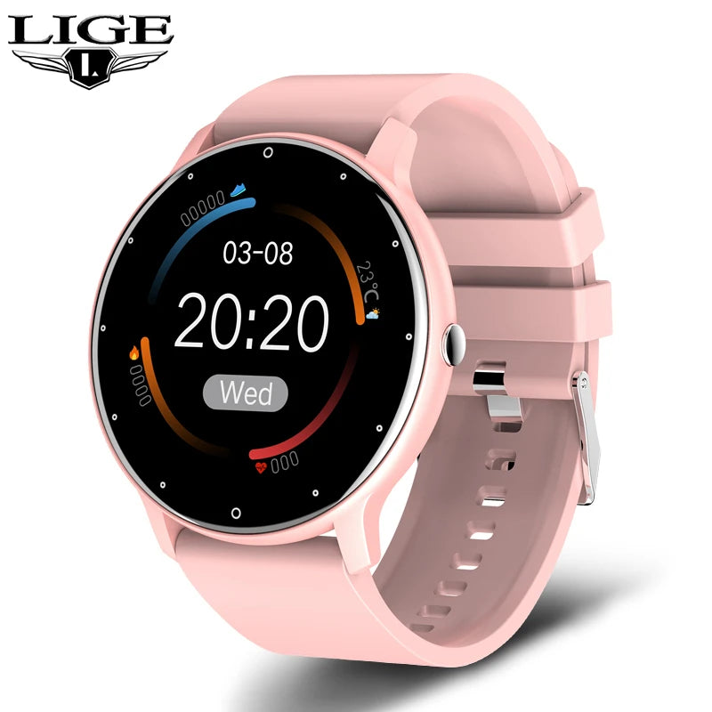LIGE 2025 Smartwatch Men Bluetooth Fitness Tracker