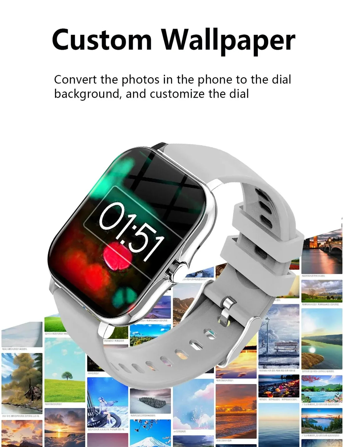 Full-Touch GPS Sports Smartwatch