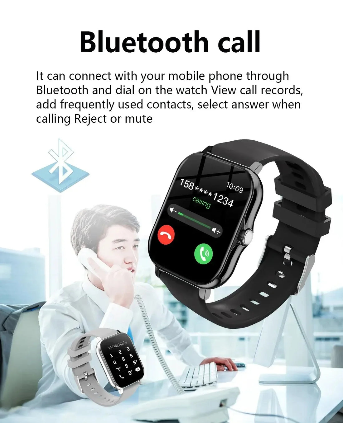 Full-Touch GPS Sports Smartwatch