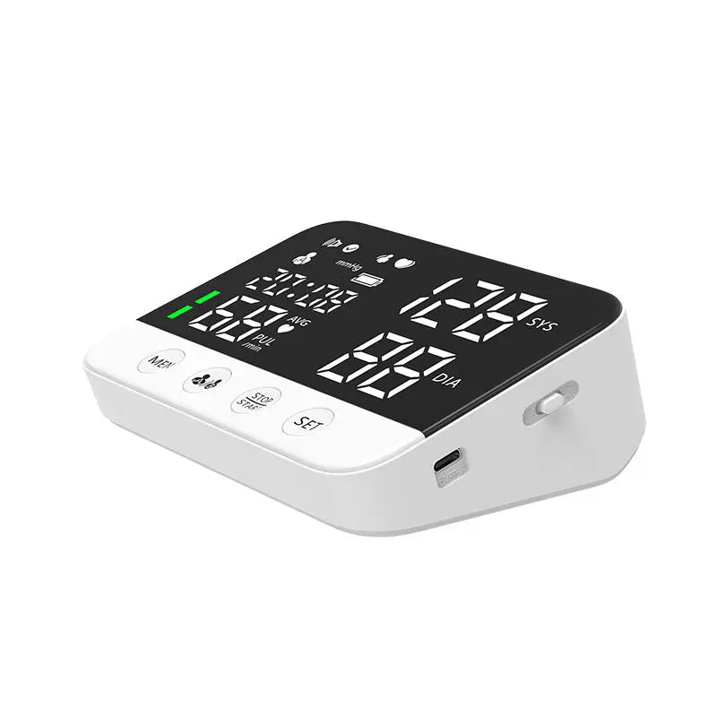 Rechargeable Digital Arm Blood Pressure Monitor with Voice