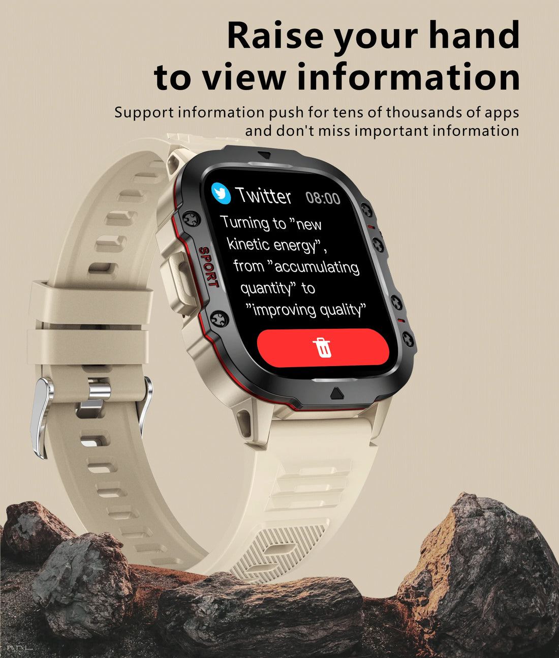 Military Smart Watch for Men: