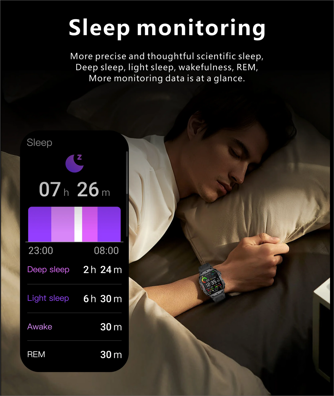 Military Smart Watch for Men: