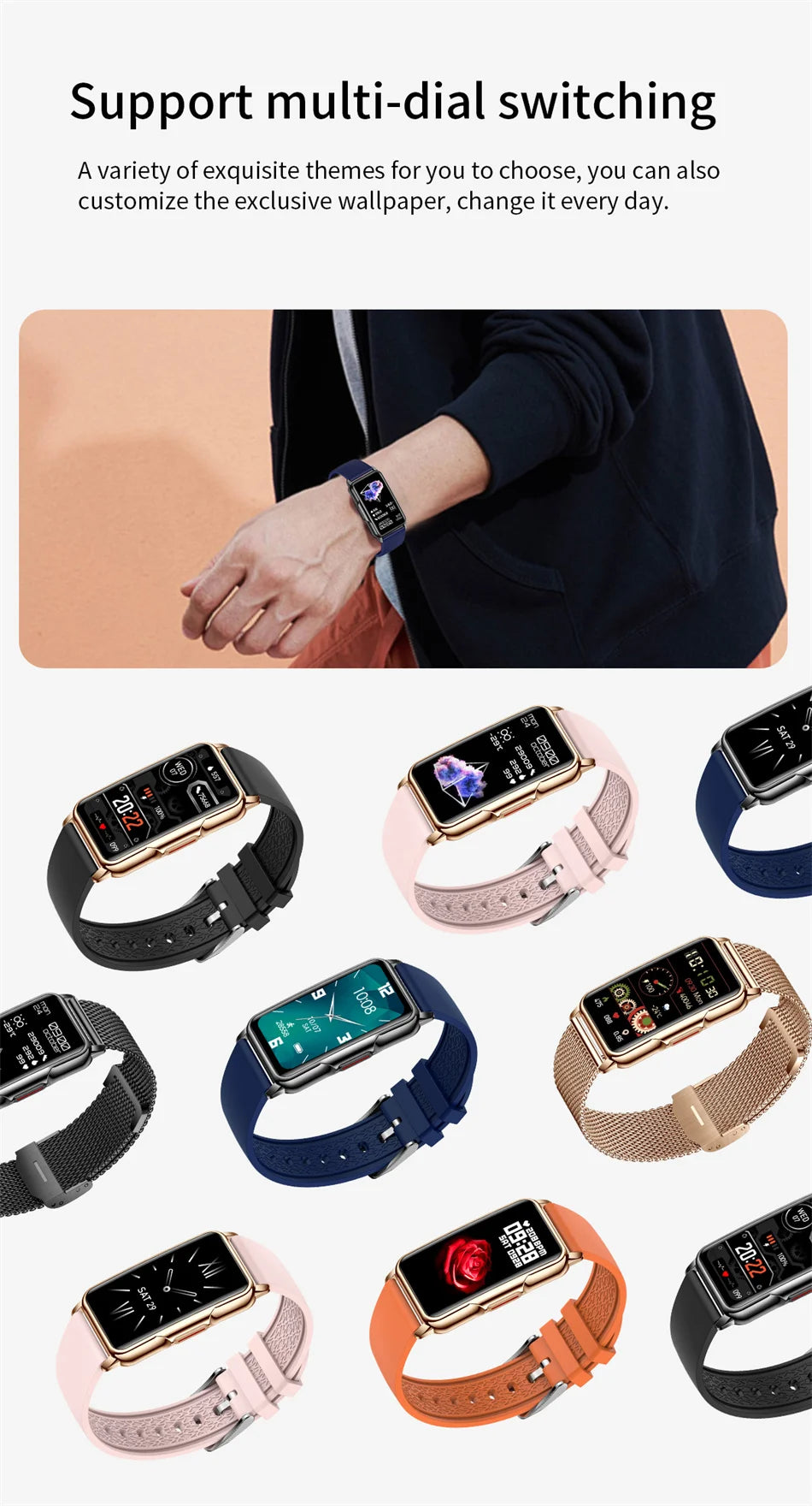 Full-Touch GPS Sports Smartwatch