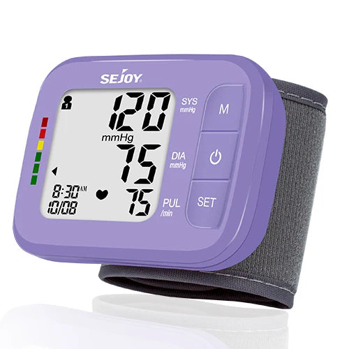 SEJOY Digital Wrist Blood Pressure & Heart Rate Monitor