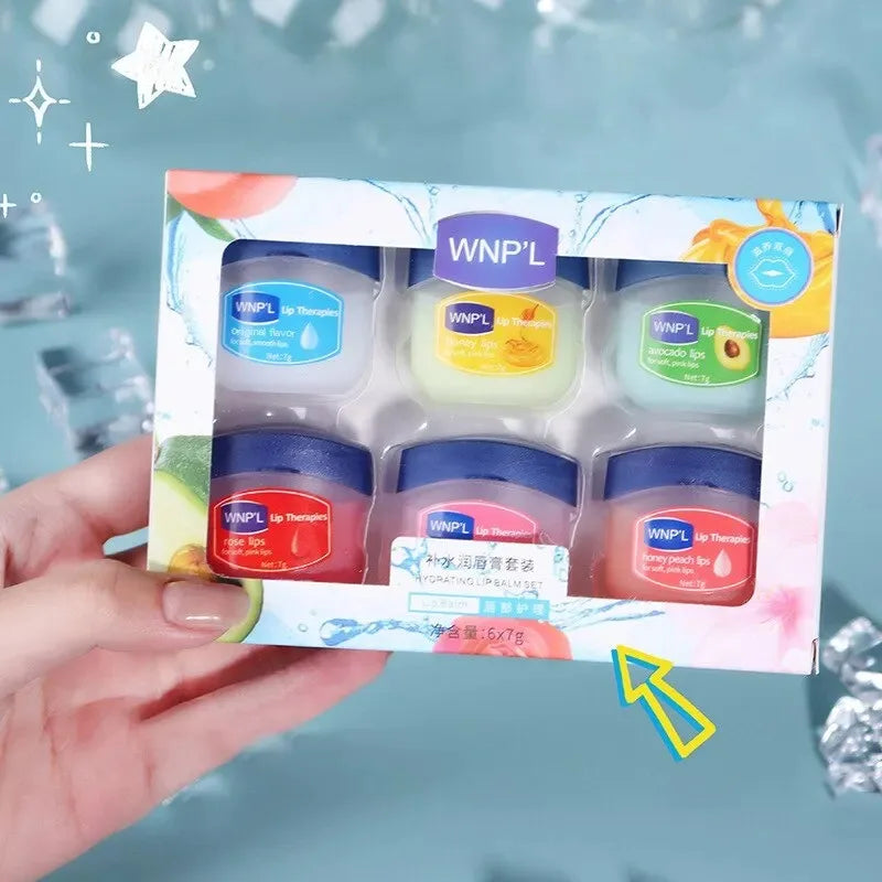 Natural Plant-Based Lip Balm Set – 4/6/8pcs