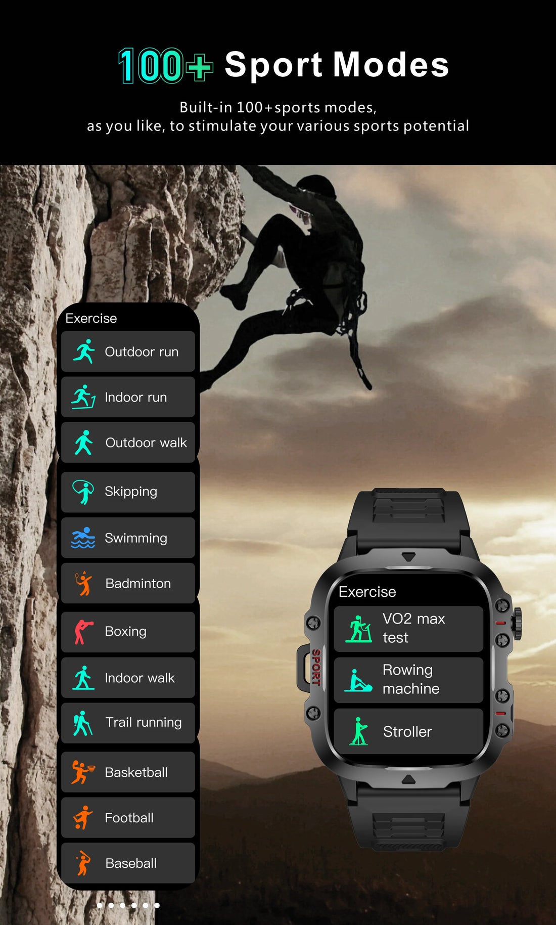 Military Smart Watch for Men: