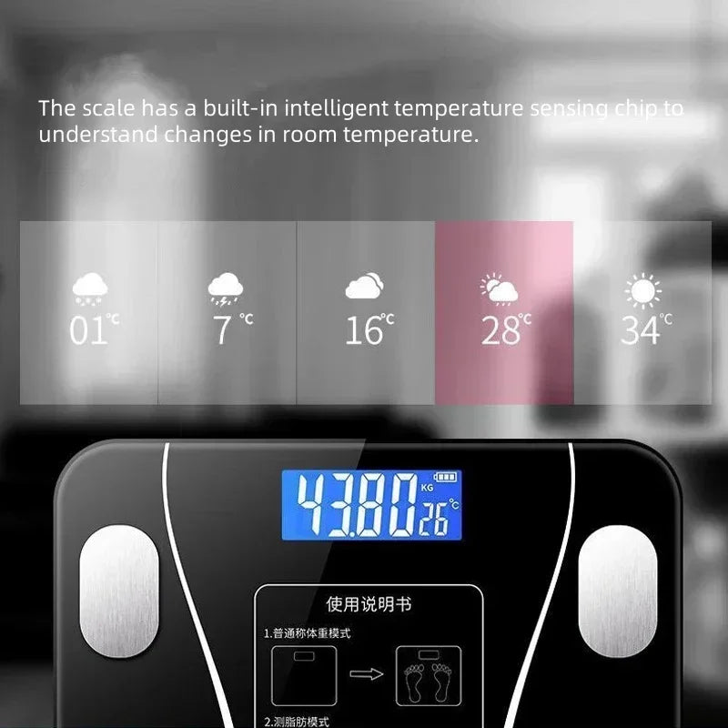 Smart Bluetooth Body Fat & BMI Scale