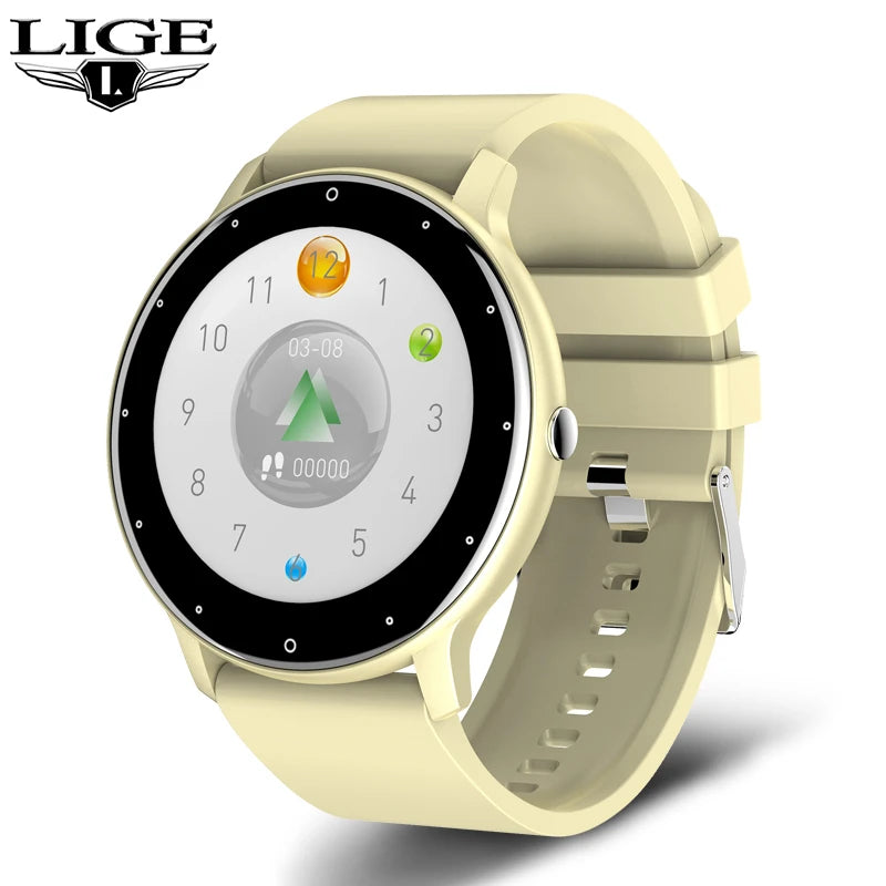 LIGE 2025 Smartwatch Men Bluetooth Fitness Tracker