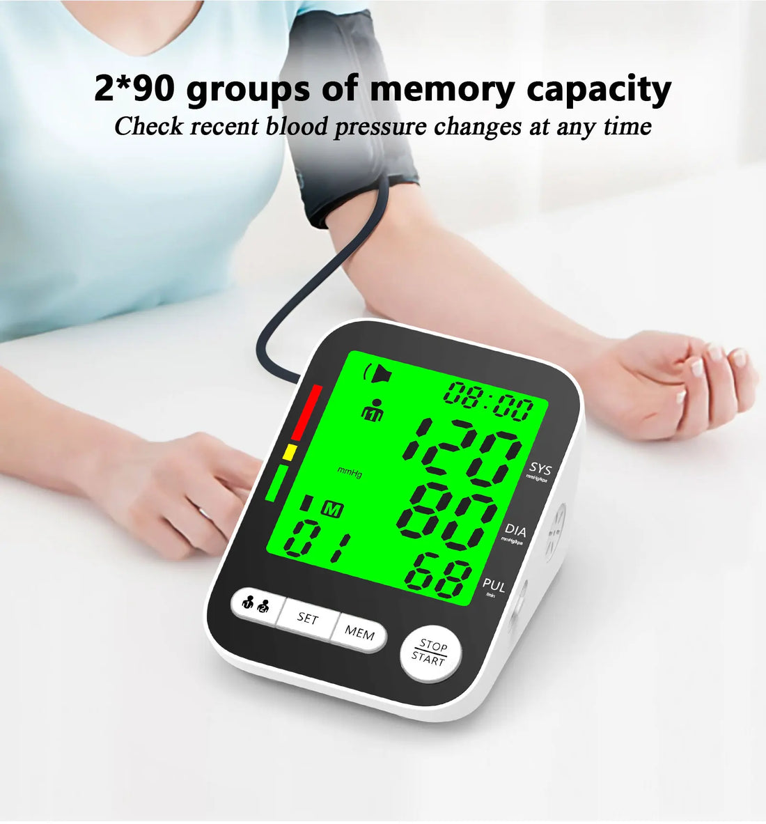 High Accuracy Digital Blood Pressure Monitor