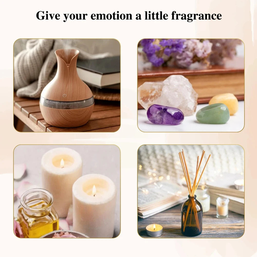 Luxury Essential Oil Gift Set – 6 Scents incl. Ebony Agarwood