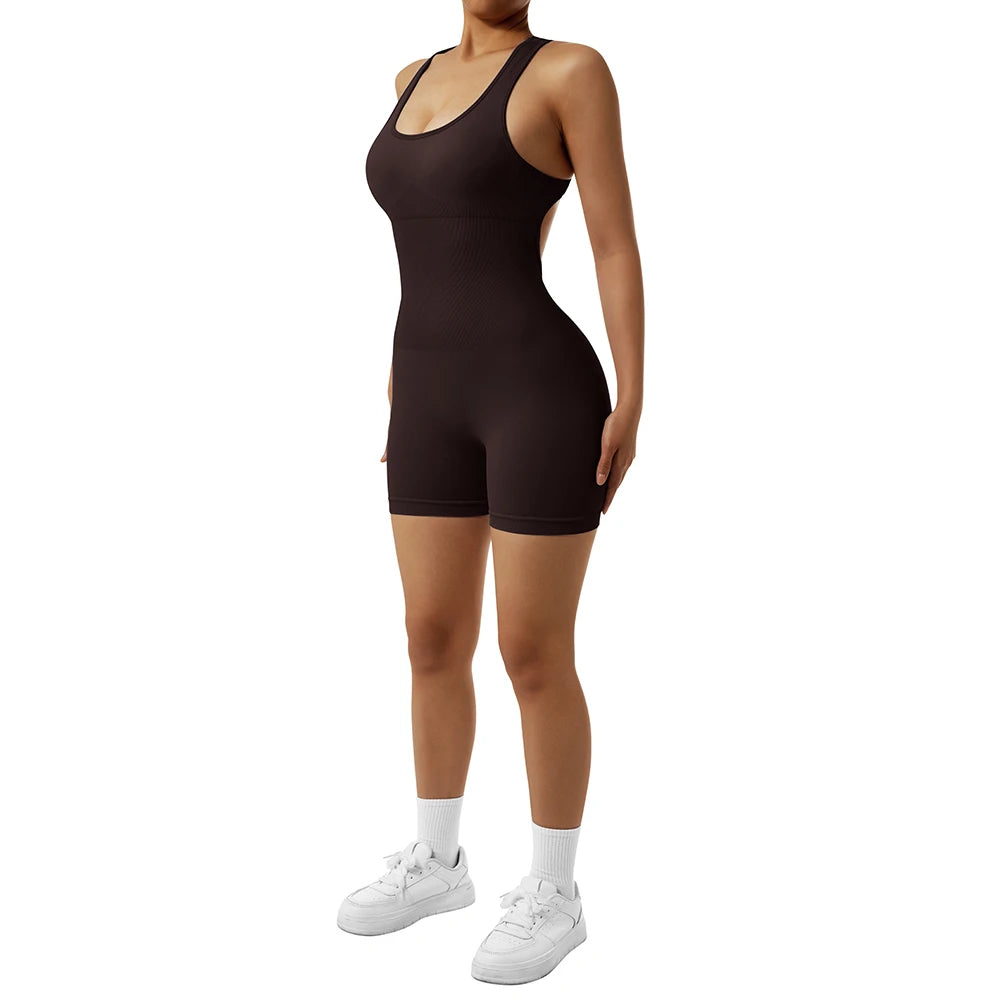 Women’s Sleeveless Yoga Jumpsuit