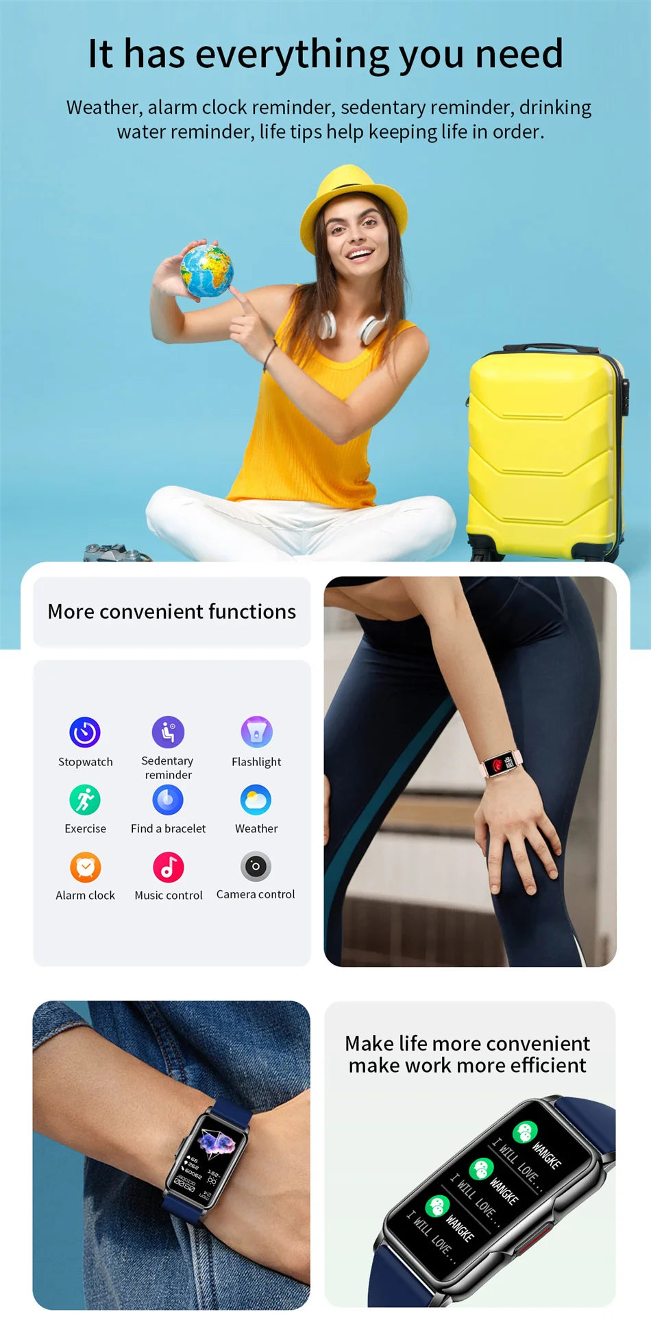 Full-Touch GPS Sports Smartwatch