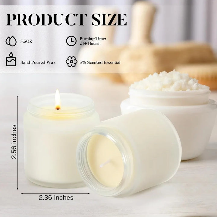 50-Pack 3.5oz Mini Mason Scented Candle Set – 10 Fragrances